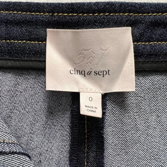 NWOT Cinq A Sept Eva-Marie Skinny-Leg Denim Pants - Picture 7 of 10